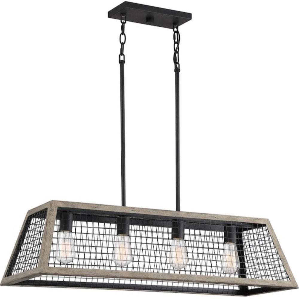 Bronwood 4-light linear chandelier Bronwood 4-light linear chandelier